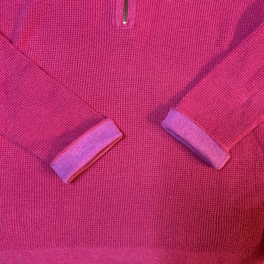 Lilly Pulitzer women’s pink woven 1/4 zip size S - Picture 5 of 8